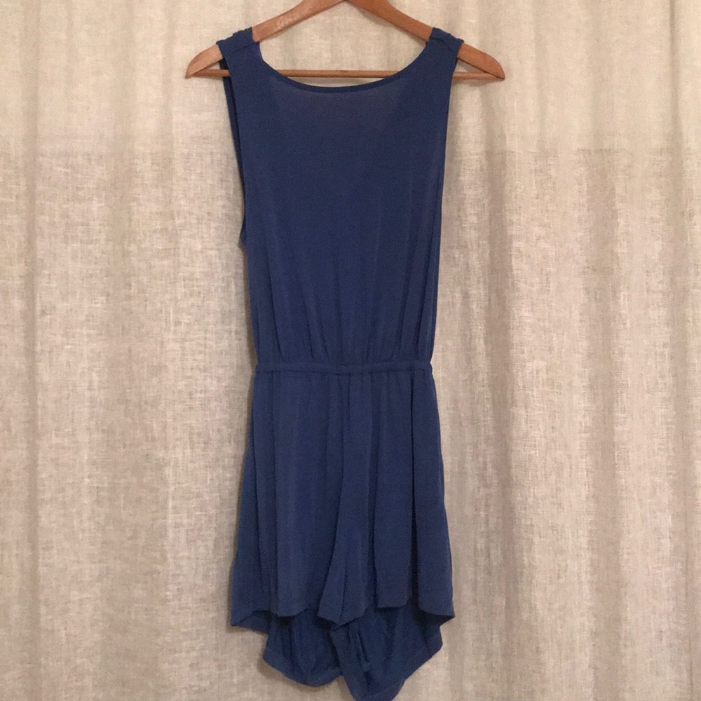 blue romper